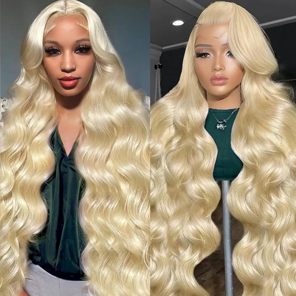 Human Hair Body Wave, 13x4, 613, Pre-Plucked With Baby Hair Lace Frontal20 Inch